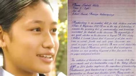 This Girl From Nepal Has The Best Handwriting In The World - News18