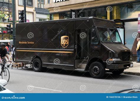 United Parcel Service UPS Famous Brown Logo Truck Editorial Image ...