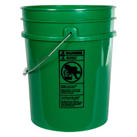 Premium Green 5 Gallon Bucket | U.S. Plastic Corp.