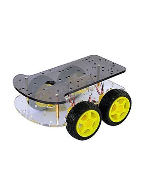 4-Wheel Robot Chassis Kit | Oku Electronics