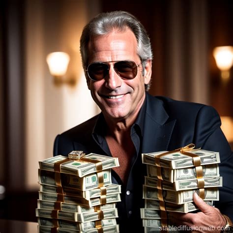 Wealthy Jeffrey Epstein with Diamond Grills and Sunglasses | Stable ...