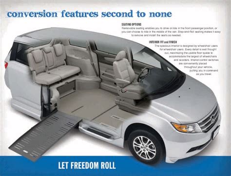 Honda Odyssey Handicapped Conversion Van I would love a van like this one day for JA ...