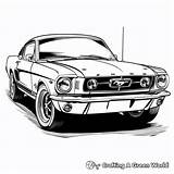 Ford Mustang Coloring Pages  Free & Printable sketch template
