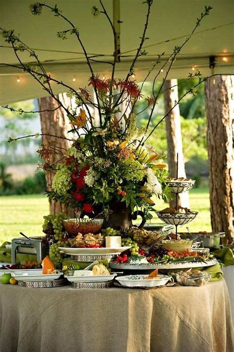 Buffet table decorating ideas – how to set elegant arrangements