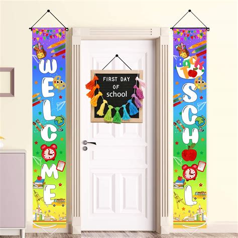 Buy Welcome Back To School Banner, Welcome Back To School Decorations ...