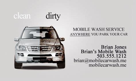 8 Car wash Business card ideas