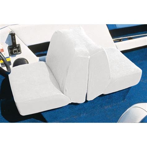 Taylor Made Terry Cloth Back to Back Lounge Seat Cover in White 11994 | Boat seat covers, Boat ...