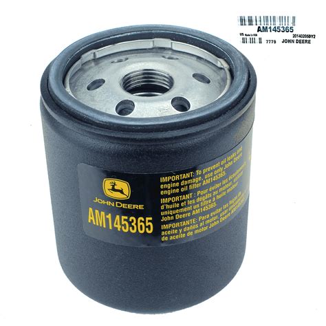 John Deere Original Equipment Oil Filter #AM145365 - Walmart.com