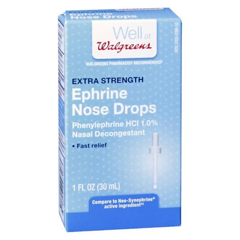 Walgreens Ephrine Nose Drops - 1Source