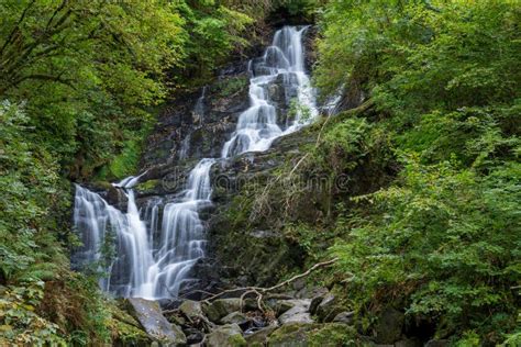 A Cascading Torc Waterfall in the Soft Light Stock Photo - Image of ...