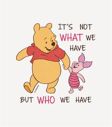 Pooh & Piglet - Its Not What We Have Quote PNG Free Download - Files ...