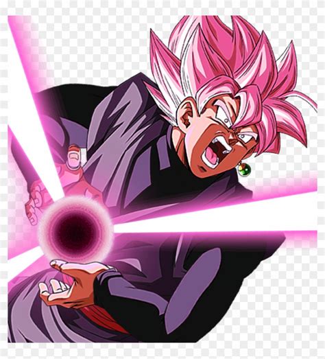 Fluffthis - Goku Black Rose Kamehameha, HD Png Download - 1546x1634 ...