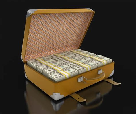 Million dollars in suitcase — Stock Photo © digiart #6648288