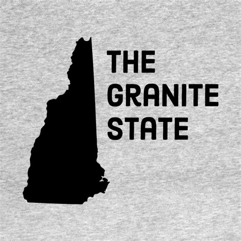 New Hampshire - The Granite State - New Hampshire - T-Shirt | TeePublic