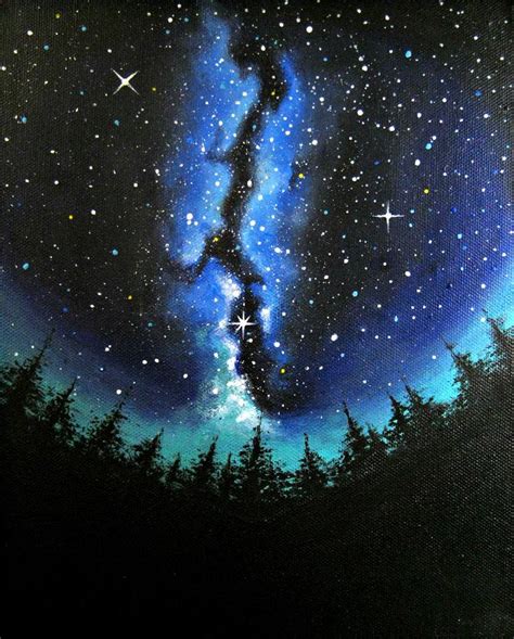 The Milky Way Galaxy Painting by Natalie Von LeVitrail | Saatchi Art