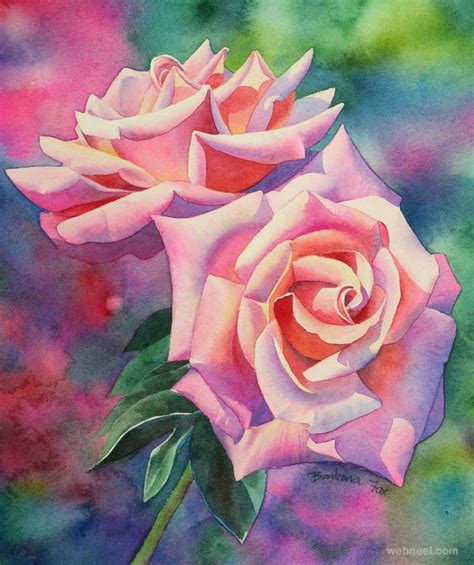 25 Beautiful Rose Drawings and Paintings for your inspiration