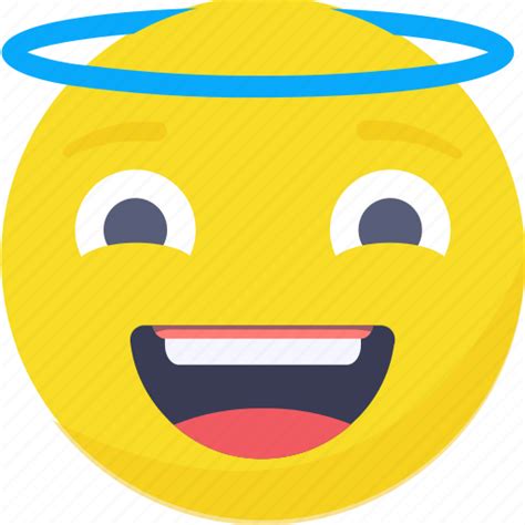 .svg, blessed, blessing, emoji, emoticon, expressions, smiley icon - Download on Iconfinder