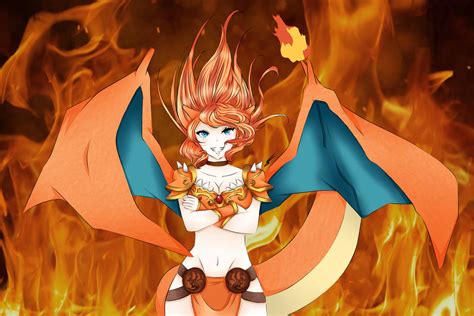 Charizard Gijinka. by Nirvna-chan on DeviantArt