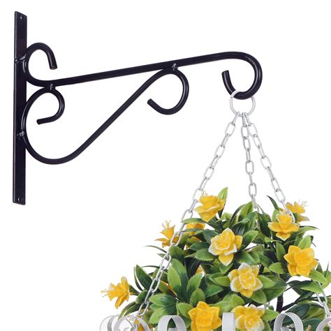 Plant Hooks Decorative Iron Wall Hooks Plant Hangers for Outdoor Indoor Planter Bird Feeder ...