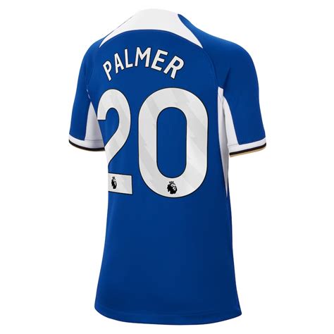 Nike Youth Chelsea Cole Palmer Home Jersey 23/24 (Rush Blue/White/Club ...