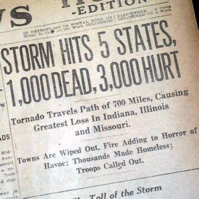 1925 Tri-State Tornado - Facts About the Tri-State Tornado