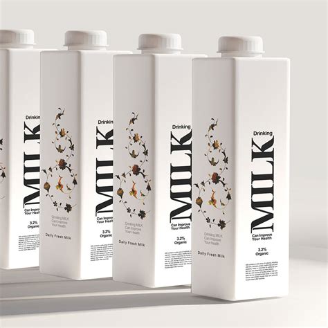 Milk Packaging on Behance