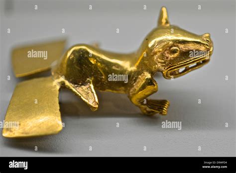 Costa Rica, San Jose, Pre-Columbian Gold Museum, Gold metalworking Stock Photo, Royalty Free ...