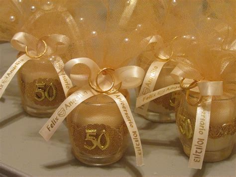 50th anniversary party favors DIY | Bodas de oro recuerdos, Bodas de ...