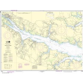 NOAA Nautical Chart - 11548 Pamlico Sound Western Part