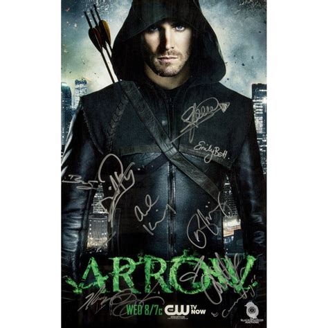 Arrow Season 1 Mini Poster Signed by Cast, Executive Producers & Writers