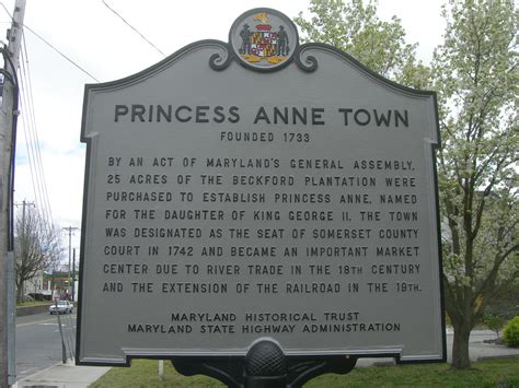 Princess Anne Town Historic Marker | Princess Anne, Maryland… | Flickr