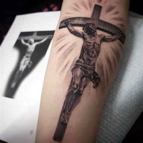 60 3D Jesus Tattoo Designs For Men - Religious Ink Ideas