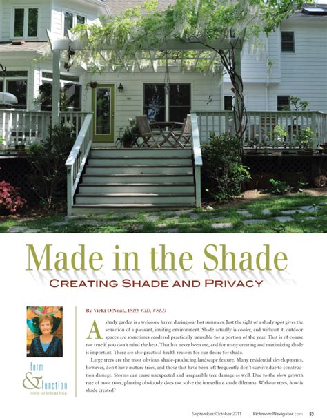 Made In The Shade... part 1 - FORM & FUNCTION LLC