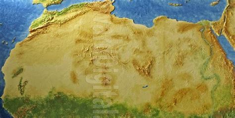 Topographic map of Sahara Desert [36] | Download Scientific Diagram