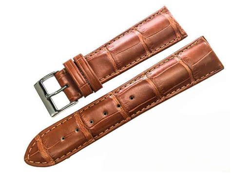 New Genuine Alligator Leather Watch Band Handmade in Italy Men's Strap in Black, - Manhattan ...