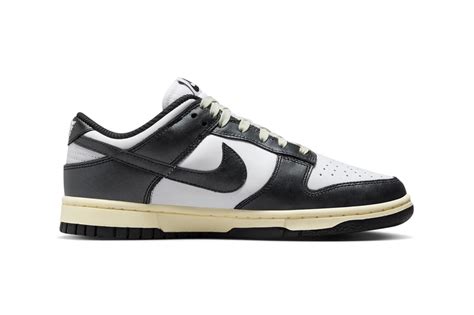 Nike Dunk Low Vintage Panda FQ8899-100 Release Info | Hypebeast