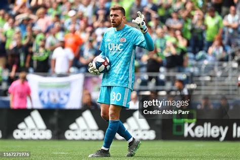 Matt Turner of New England Revolution reacts against the Seattle... News Photo - Getty Images