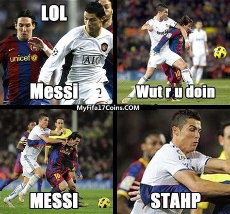 LOL Meesi...Wut r u doin...Messi...Stahp...LOL | Funny soccer memes ...