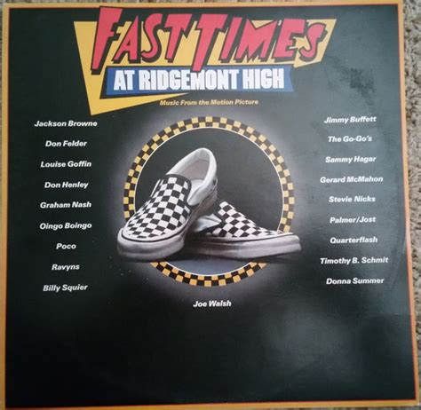 Fast Times At Ridgemont High • Music From The Motion Picture (1982, Vinyl) - Discogs