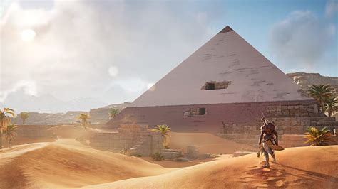 HD wallpaper: 5K, Great Pyramid of Giza, Egyptian Pyramids, Assassins Creed: Origins | Wallpaper ...