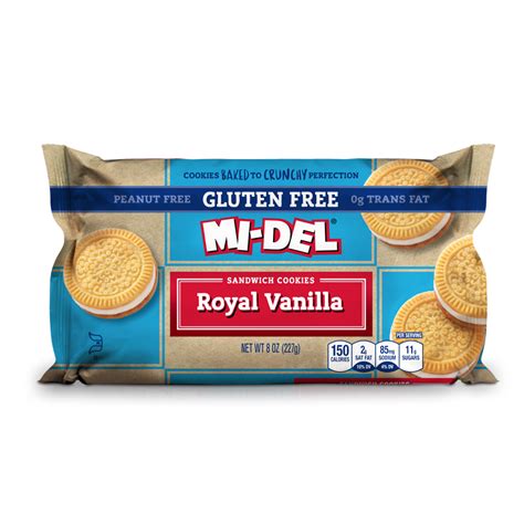 Gluten Free Vanilla Sandwich Cookies – MI-Del Cookies