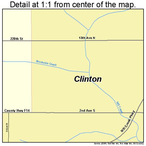 Clinton Iowa Street Map 1914430