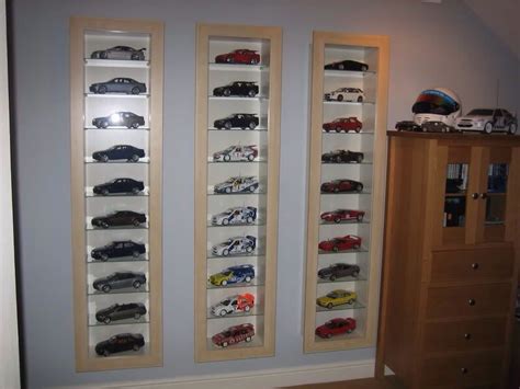 For Jamie's model cars in the study | Toy car display, Diy display ...