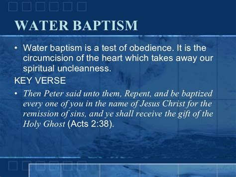 Baptism In Jesus Name