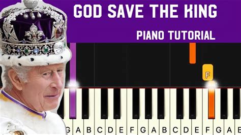 God Save The king Piano tutorial ||🔴EASY 👑 - YouTube