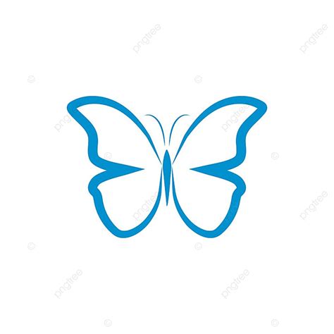 Abstract Butterfly Clipart Transparent Background, Abstract Blue ...