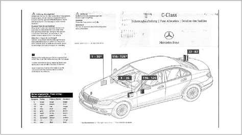 Mercedes-Benz C-Class w204 Fuse Diagrams and Commonly Blown Fuses - Mbworld