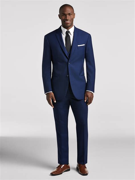 Blue Wedding Suit by Calvin Klein | Suit Rental | Moores Clothing