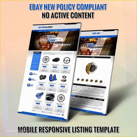 Free Responsive Ebay Template Of Unique Ebay Store Templates & Listing Auction HTML ...