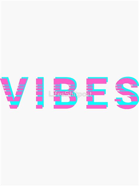 "Vibe Check" Sticker for Sale by LifesShitpost | Redbubble